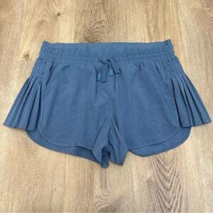 JOY LAB Slate Blue Pleated Athletic Shorts